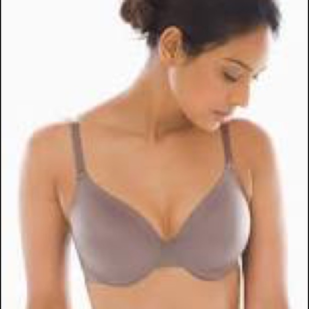Soma Tan and Black Bra Smooth Everyday Intimates